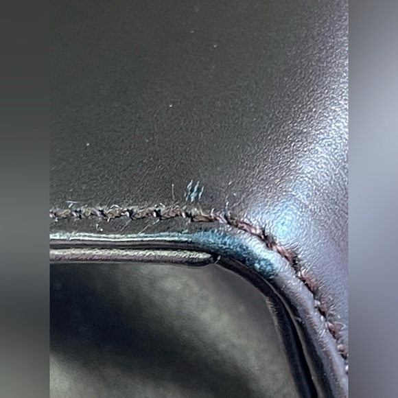 GUCCI Bronze and Metallic Leather Flap Handbag Purse - Picture 10 of 16